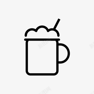 冰块饮料咖啡杯子图标图标