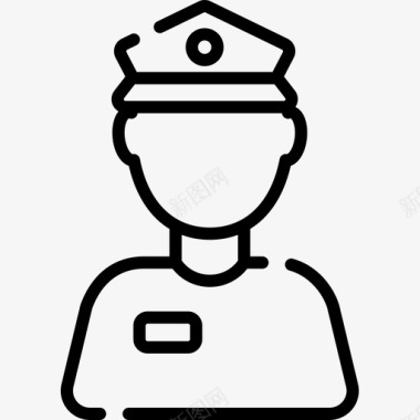 ppt警察警察阿凡达69直系人图标图标