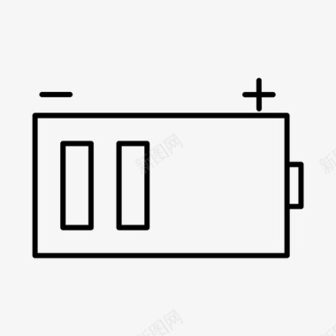 中优惠券中电池蓄电池能量图标图标