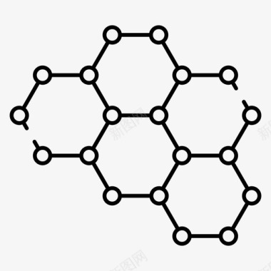 分子键分子原子电子图标图标