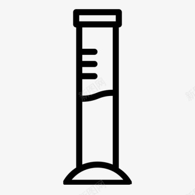 量杯仪器化学图标图标