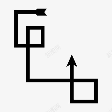 丘比特的弓和箭箭弓方向图标图标