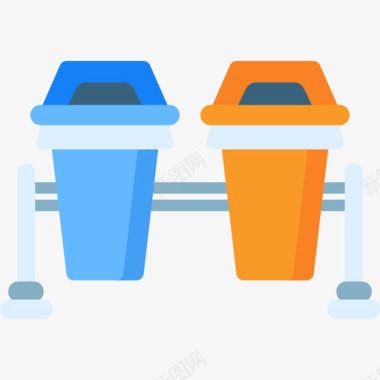 垃圾桶垃圾桶城市公园10号公寓图标图标