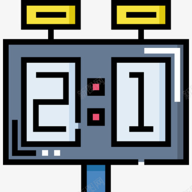 记分牌足球39线颜色图标图标