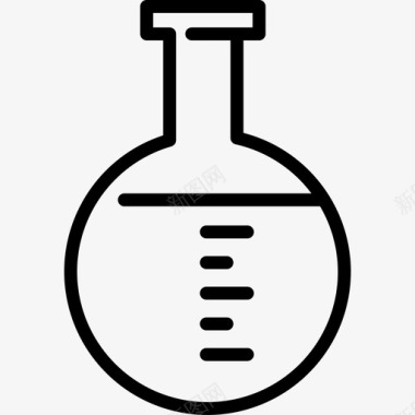 石油工业油测试化学佛罗伦萨烧瓶图标图标