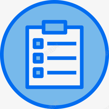 蓝色水晶按钮剪贴板界面按钮6蓝色图标图标