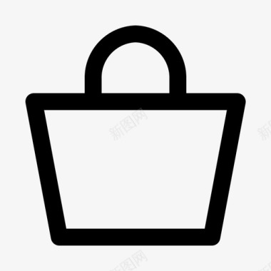 购物袋购物袋模型系列图标图标