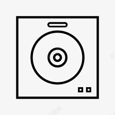 转盘cd播放器光盘图标图标