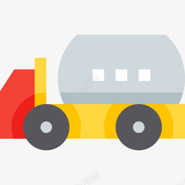 物流油罐运输和物流2扁平图标图标