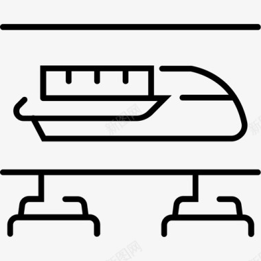 真空过滤超环线速度火车图标图标