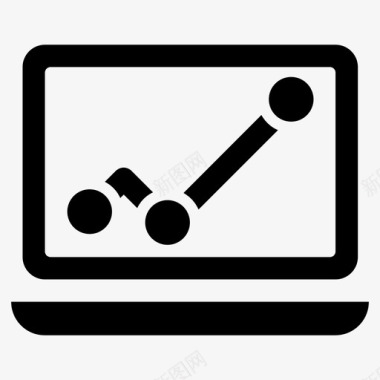 解数据分析数据分析图形表示增长图表图标图标