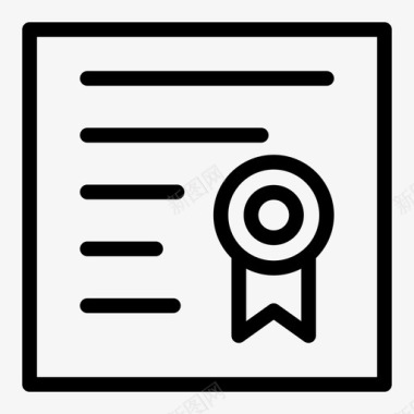 批准证书批准学位图标图标