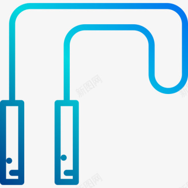 企业健身跳绳健身87直线坡度图标图标
