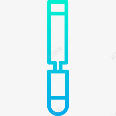 凿子57号工具梯度图标图标