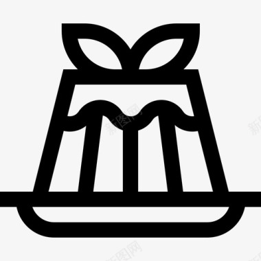 布丁布丁纯素3线性图标图标