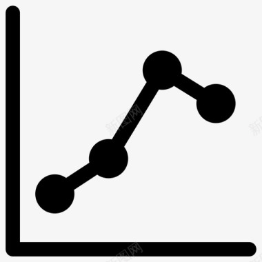 黑色信息图表点图业务数据图标图标