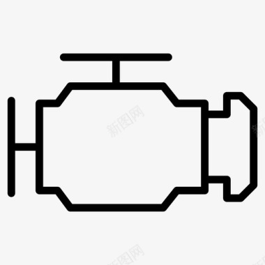 生产零件发动机汽车零件图标图标