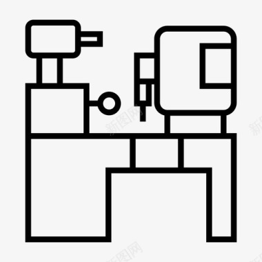 制造机械工业制造图标图标