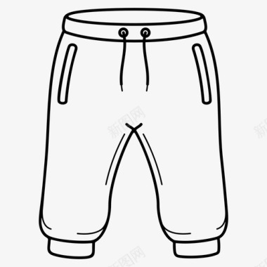 男式夏季训练运动短裤健身图标图标