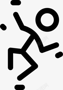 运动会标志攀岩绳索体育图标图标