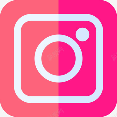 instagramInstagram社交媒体徽标4扁平图标图标
