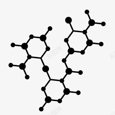 分子化学药物图标图标