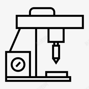生产零件机器人设备工厂图标图标