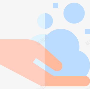 泡泡浴泡泡浴室36平坦图标图标