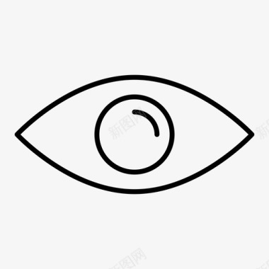 眼睛眼球医学图标图标
