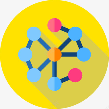 联通标志网络区块链25扁平图标图标