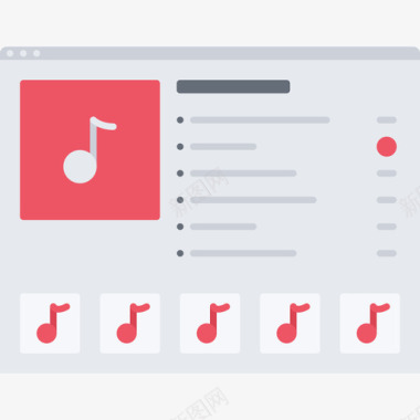 简约平淡播放列表音乐91平淡图标图标