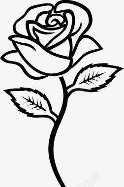 玫瑰花香水红玫瑰图标图标