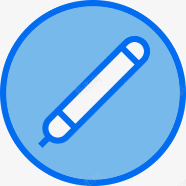 蓝色水晶按钮笔界面按钮11蓝色图标图标