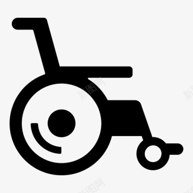 轮椅残疾人医疗用品3图标图标