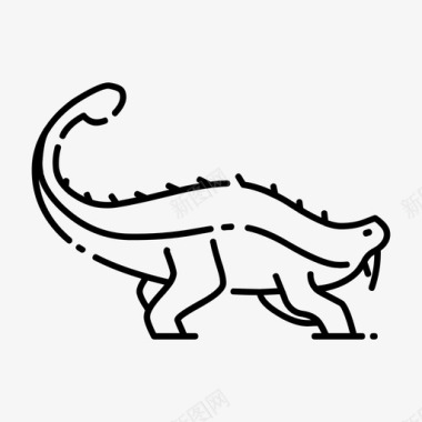 甲龙动物恐龙图标图标