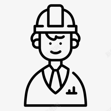 工业工程师安全帽工业图标图标