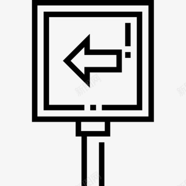 公共标识安全左公共服务6直线图标图标