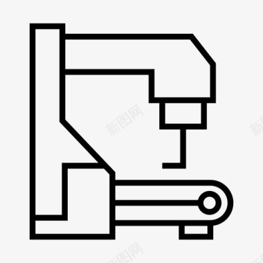 制造机械自动化工业图标图标