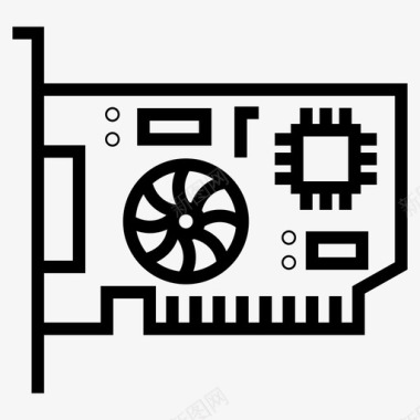 矢量声卡扩展卡声卡计算机卡图标图标