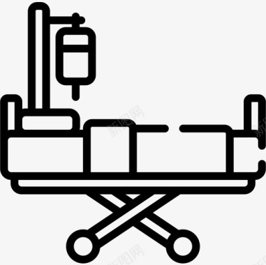 床整形手术6线性图标图标