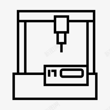 机器人电路板机械工业制造图标图标