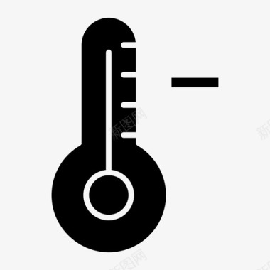 减温度表冷凉图标图标