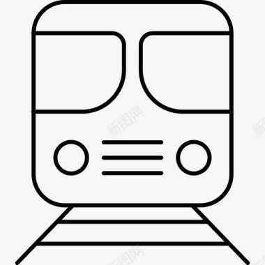 运输火车铁路轨道图标图标