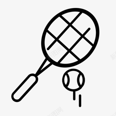 网球羽毛球球图标图标