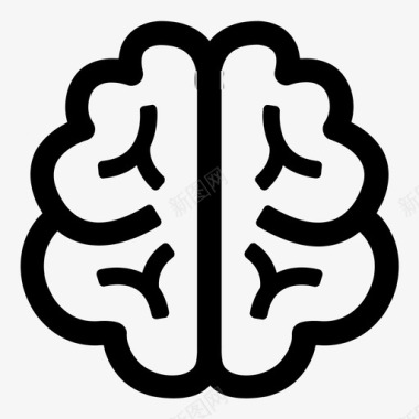 大脑神经外科器官图标图标