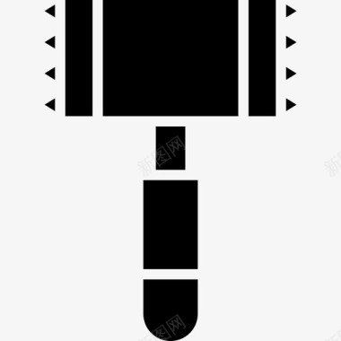 品尝美食锤子美食11实心图标图标