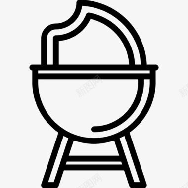 烧烤烹饪生火图标图标