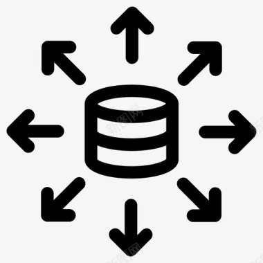 数据数据分发数据库图标图标