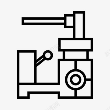 自动化生产线工业机械工业生产线图标图标