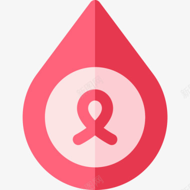 血液世界癌症意识日5平淡图标图标